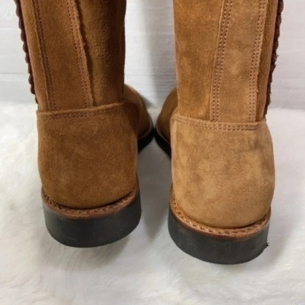 Valverde Del Camino tall suede women’s boot size 38 color Brown